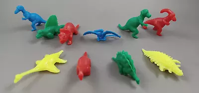 Complete Set Nabisco DFC Joy Toy Plastic Dinosaur Vintage Prehistoric Lot Of 10 • $49.99