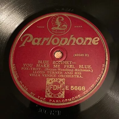 $61.63 • Buy Rare 78rpm Record, E ,  LLOYD TURNER / RADERMAN'S RADIO ORCH , Parlophone E 5666