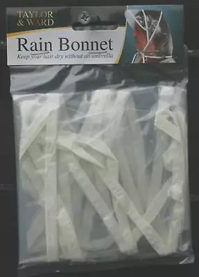 Rain Bonnet Plastic Keep Your Hair Dry Without An Umbrella • £1.99