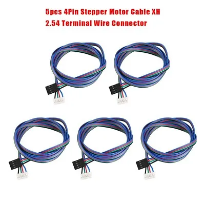 Set Of 5 Flexible Connector Cables For 3D Printer Nema17 Stepper Motors • £7.45