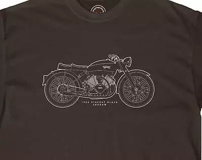 1955 Vincent Black Shadow - Vintage Motorcycle Unisex Short Sleeve T-shirt • $26.99