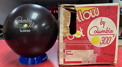 16 Lb COLUMBIA 300 YELLOW DOT BOWLING BALL - UNDRILLED - RARE VINTAGE GEM • $249.99