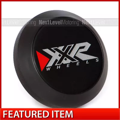 XXR Centercap Center Cap 654F-BK-BK-EMB 527 530 531 555 For Chromium Black Wheel • $32.40