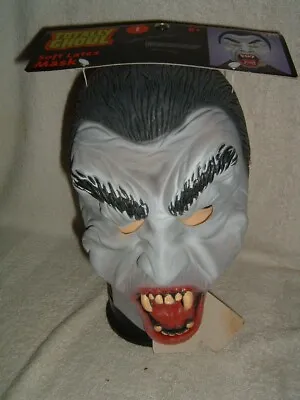 VTG Kmart Totally Ghoul Dracula Vampire Halloween Mask Costume Latex Monster NWT • $13