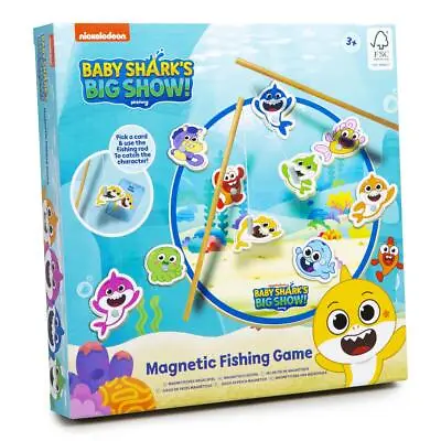 £12.49 • Buy Baby Shark's Big Show Magnetic Wooden Fishing Game Children's Fun Activity Set
