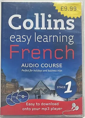 Collins Easy Learning French [CD] 3 Audio Discs • 48 Page Booklet - Free Postage • £7.50