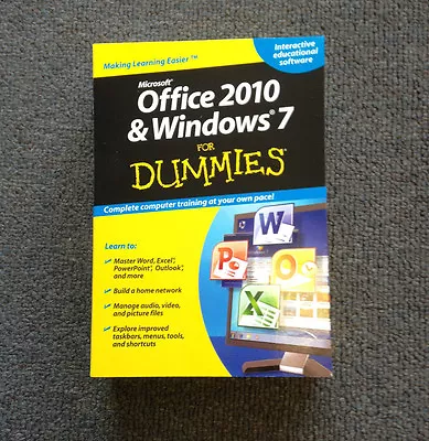 Office 2010 & Windows 7 For Dummies Interactive Educational Software • $5.99