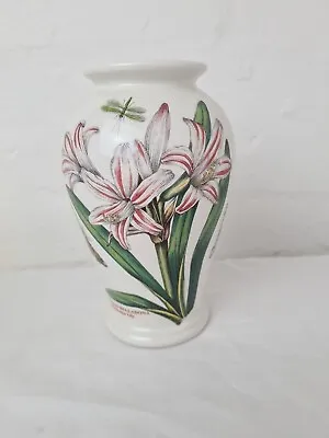 Portmeirion Pottery Botanic Garden - Belladonna Lily 63/4  HIgh Vase Amaryllis  • £15