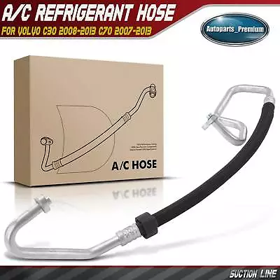 New A/C Suction Line Hose Assembly For Volvo C30 2008-2013 C70 2007-2013 L5 2.5L • $24.49