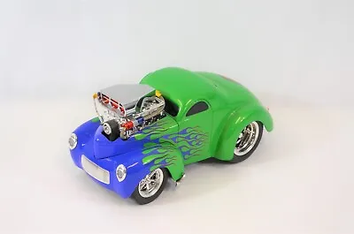 Funline Muscle Machines Willys Coupe Chrysler 1:18 Scale Green Diecast Car 2001 • $55.99