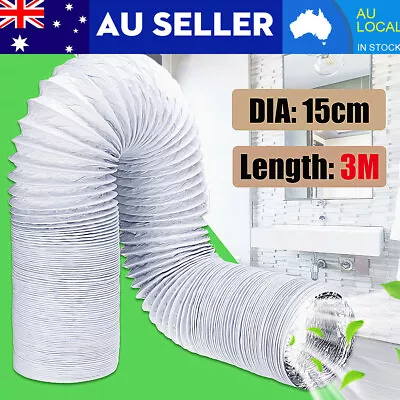Flexible Air Conditioner Parts Exhaust Pipe Vent Hose Tube Duct Outlet 3M 15cm  • $20.49