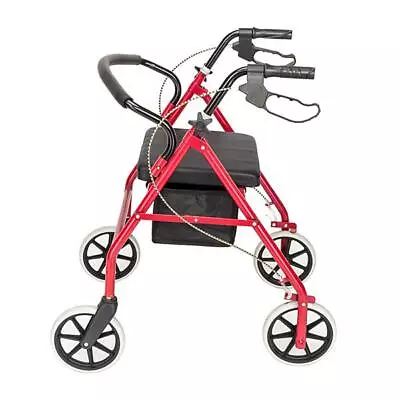 2020 Upright Rollator Walker Medical Seat Height Adjustable For Elder Disabled • $93.05