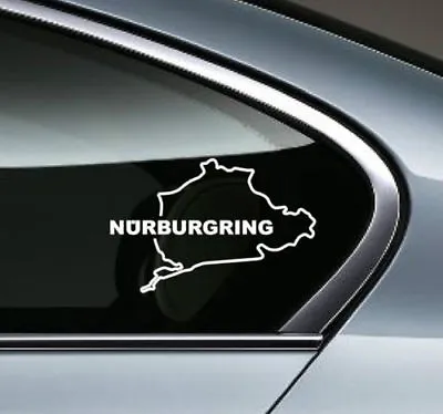 NURBURGRING Racing Performance Motorsport Window Vinyl Decal Sticker Emblem Logo • $18.95