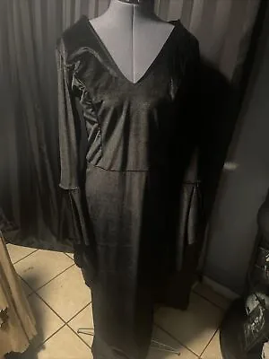 Morticia Addams Hand Made Dress Halloween Costume • $95