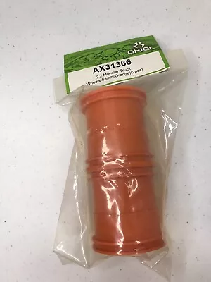 Axial AX31366 2.2 Monster Truck Wheels 63mm Orange • $7.99