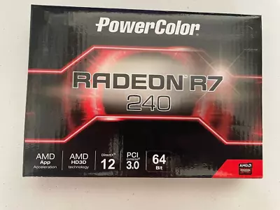 Powercolor AMD Radeon R7 240 2GB 64-Bit GDDR5 Graphics Card • $15