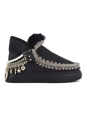 Mou Eskimo Sneaker Bold Chains & Charms Black 36 IT • $250.49