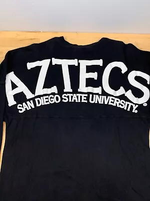 $29.99 • Buy NCAA San Diego State Aztecs Spirit Jersey Black Long Sleeve XS #3742