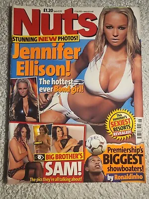 Nuts 1-7 July 2005 (811) Jennifer Ellison Sam Houston Ricky Gervais • £14.99