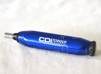 CDI Micro Adjustable Torque Screwdriver 401SMB 1/4  Length 5 - 40 Lbs • $115