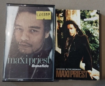 £5.50 • Buy Music Cassette Tapes Pre Recorded Maxi Priest Bonafide Groovin In The Midnight