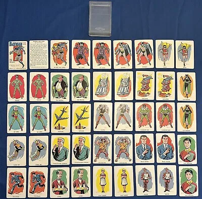 Batman Whitman Playing Card Game 1966 Vintage COMPLETE SET W/ Case & Rules Joker • $207