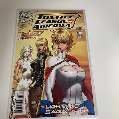 Justice League Of America #10 Michael Turner Power Girl Cover 2007 - NM - DC • £3.99