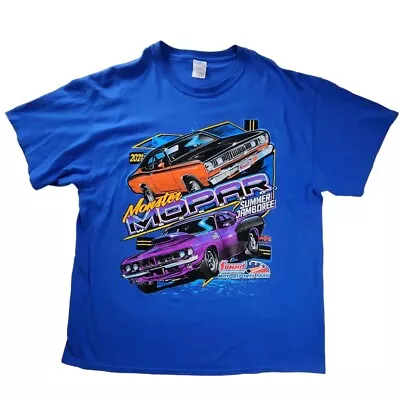 Monster Mopar T-Shirt Blue Summer Jamboree Mens XL 2021 • $12.74