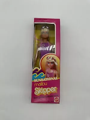 Vintage Barbie Sunsational Malibu Skipper NIB 1981 Mattel 1187 • $74.99