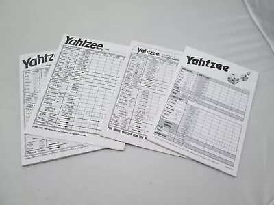 Yahtzee Game Replacement Part: Score Sheets X 100 • $11.95