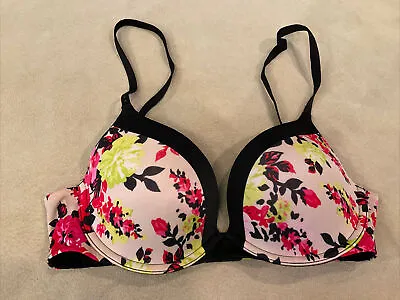 Victoria’s Secret Bra 34C Demi Uplift Floral Biofit • $15.81