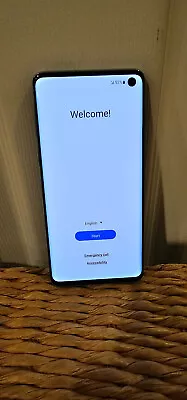 $25 • Buy Samsung Galaxy S10 SM-G973U - 64GB &32gb Sd - Prism Blue (Unlocked) (Single SIM)