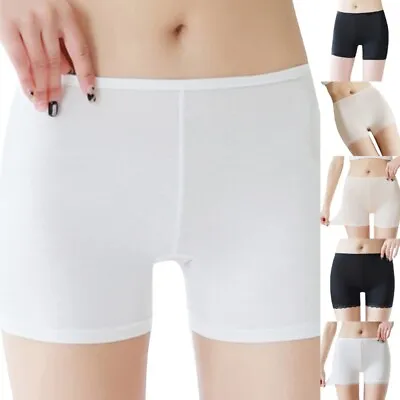 Slip Shorts For Womens Under Dress Smooth Yoga ShortsWorkout Biker Shorts • £4.37
