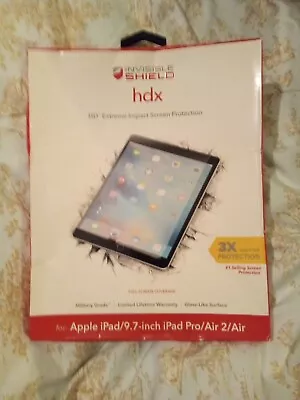 Zagg Invisible Shield HDX Extreme Screen Protector For Apple IPad Pro/Air/Air 2 • $10