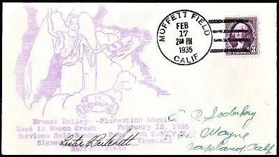 USS MACON ZRS5 Mem Crash Cover Moffett Field Feb 17 1935 Morris Chaplain Signed  • $19.95