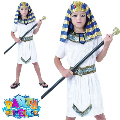 £10.99 • Buy Kids Pharaoh Kit Boys Girls Egyptian Book Week Day Fancy Dress Costume Accessory