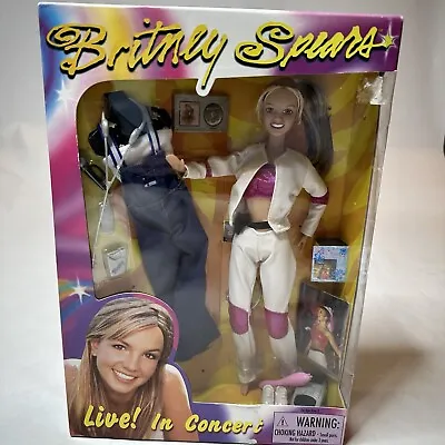 Britney Spears Play Along 1999 Live! In Concert Doll 20100 Jumpsuit Overalls New • $169.76