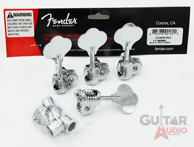 $88.99 • Buy Genuine Fender Fluted American Deluxe P/Jazz Bass F Logo Tuners 099-2006-000