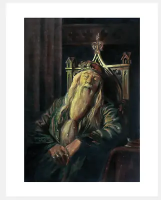 Lord Of The Rings Dumbledore Sleeping Movie Poster Giclee Print Art 11x14 Mondo • $83.99