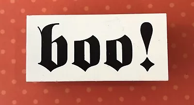 BOO! By Martha Stewart Stamps Halloween Haunted Spooky Card Invite 31st Party  • $4.99