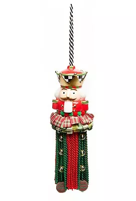 NEW MacKenzie Childs NUTCRACKER TASSEL  Snappy Style Hand-Painted Ceramic Top • $115