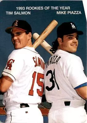 #4 Mothers Cookies Rookies Of The Year Tim Salmon / Mike Piazza (Back To Back) • $2.99