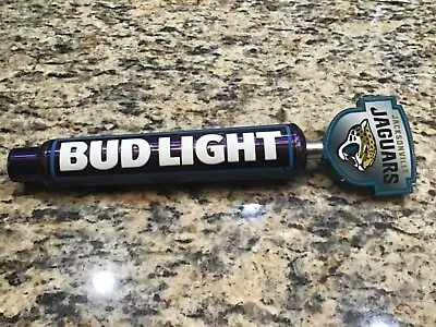 Bud Light Logo & Jaguars Edition ~ Large 11.5” Aluminum Draft Beer Tap Handle ! • £31.84
