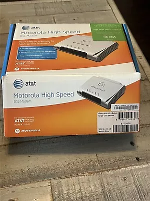 AT&T Motorola High Speed DSL Modem Used In Box • $10