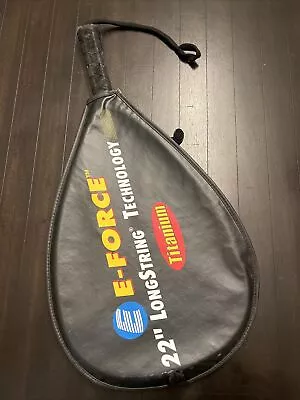 E-Force Tri-Carbon Titanium 22  LongString Raquetball Racket With Case • $19.99