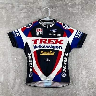 TREK Vintage Volkswagen Shimano Rock Shox Cycling Jersey Multicolor Size XS • $25.16