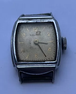 £1.99 • Buy Gents Kelton 1920s Wristwatch  Spare Or Repair
