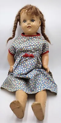 1930's MAMA DOLL CRYER COMPOSITION AND CLOTH ~19.5  • $39.95