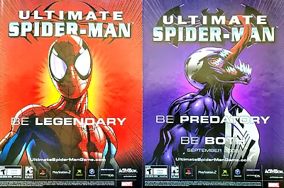 £13.75 • Buy 2005 ULTIMATE SPIDERMAN Xbox PS2 Video Game =  2pg Promo Art Print AD / Poster