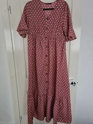 Shein Maternity Pink Maxi Dress Size L • £5